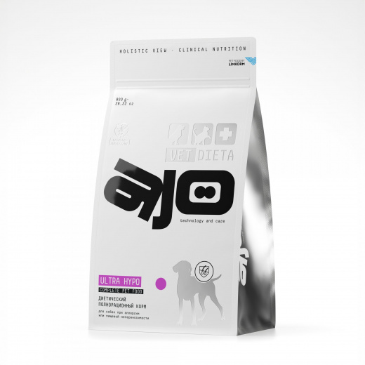 Ultra Hypo Dry complete dietary food for dogs with allergies or food
